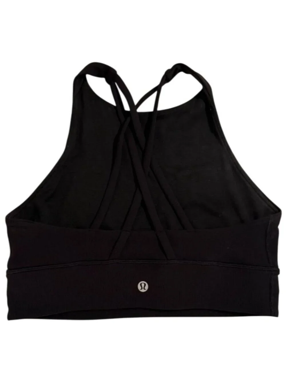 lululemon Ribbed Luxtreme High Neck Sports Bra B/C Cup Size 8 LW2CK8S